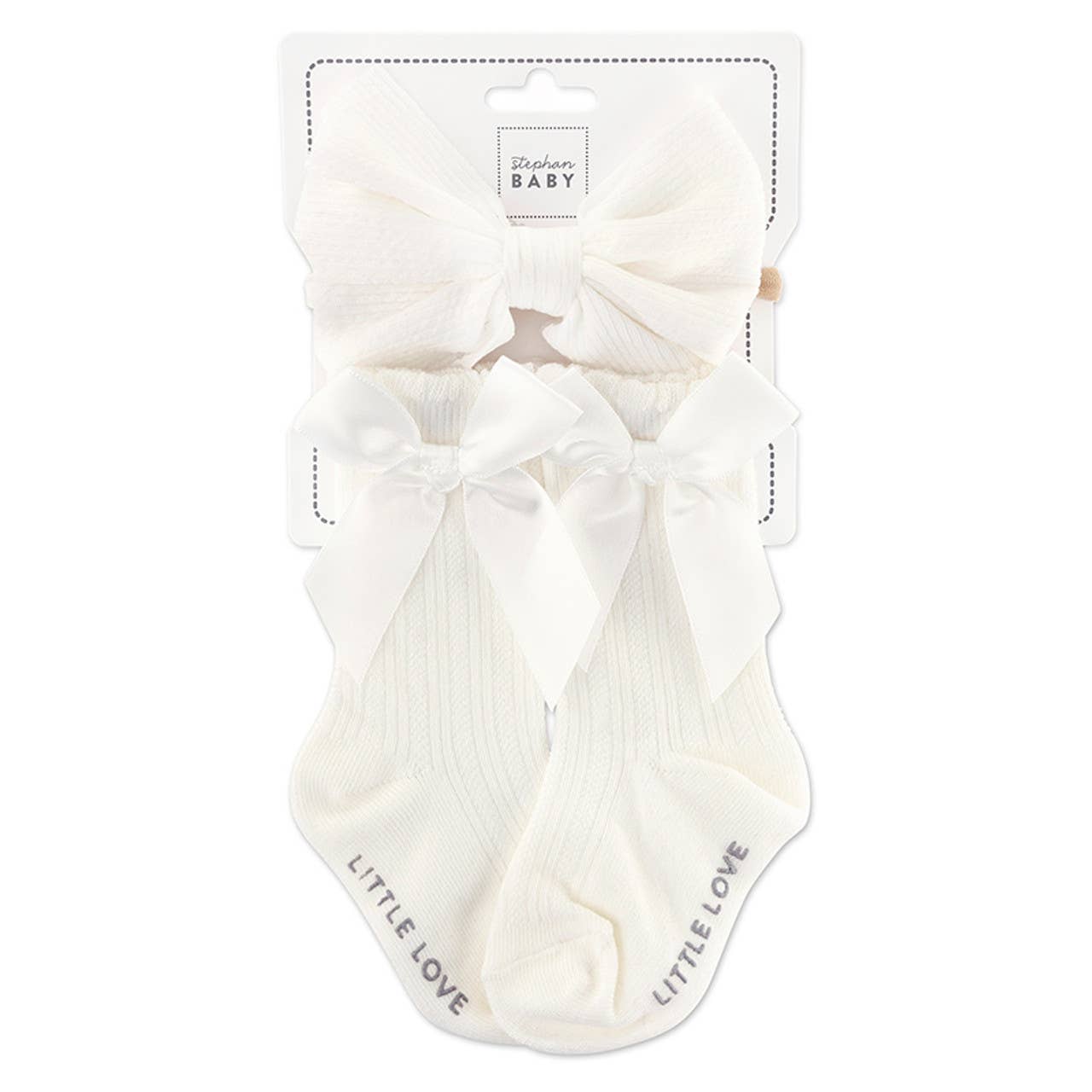 Headband & Socks Set- White