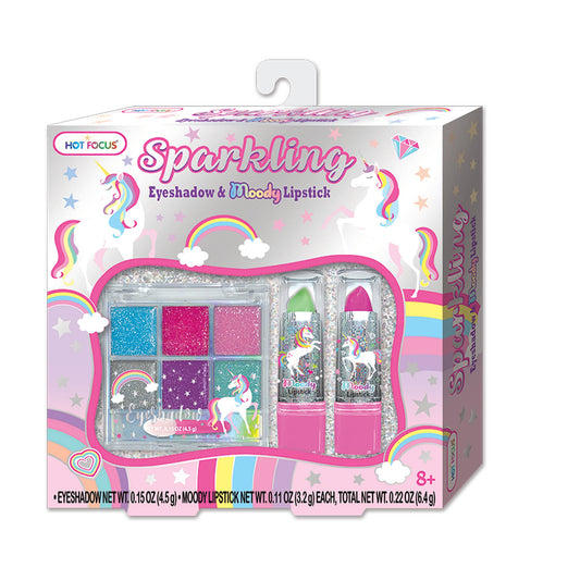 Sparkling Eyeshadow & Moody Lipstick