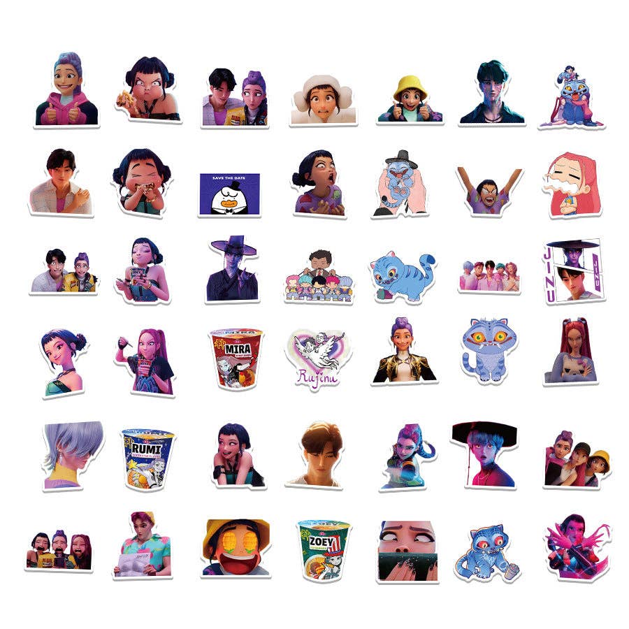 KPOP Demon Hunter Sticker Set
