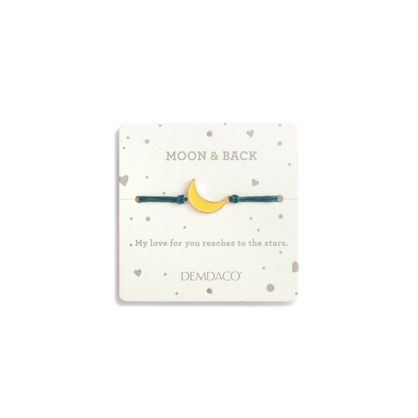 Moon and Back Bear Bracelet Gift Set