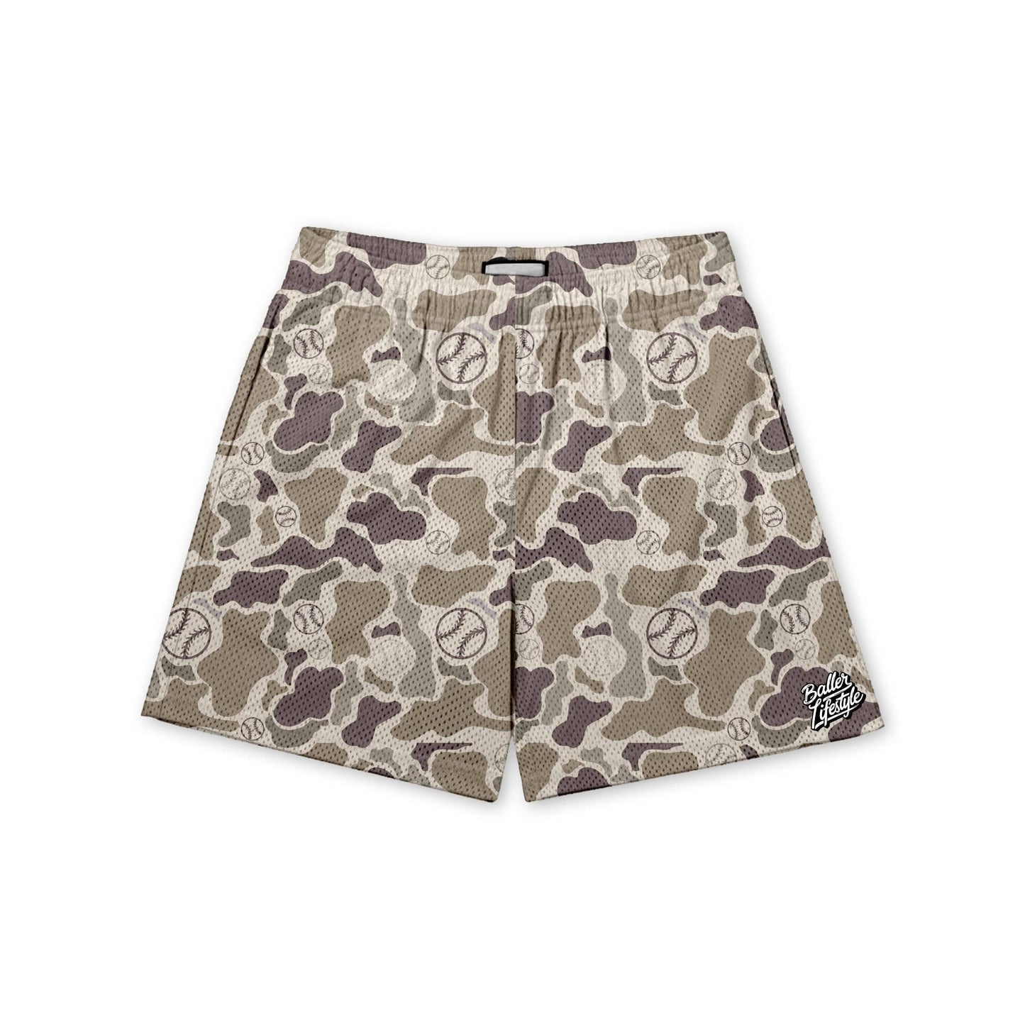 Camo Baseball Shorts