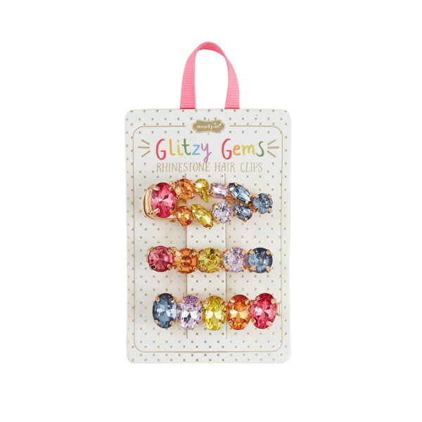 Glitzy Gem Hairclips- Assorted