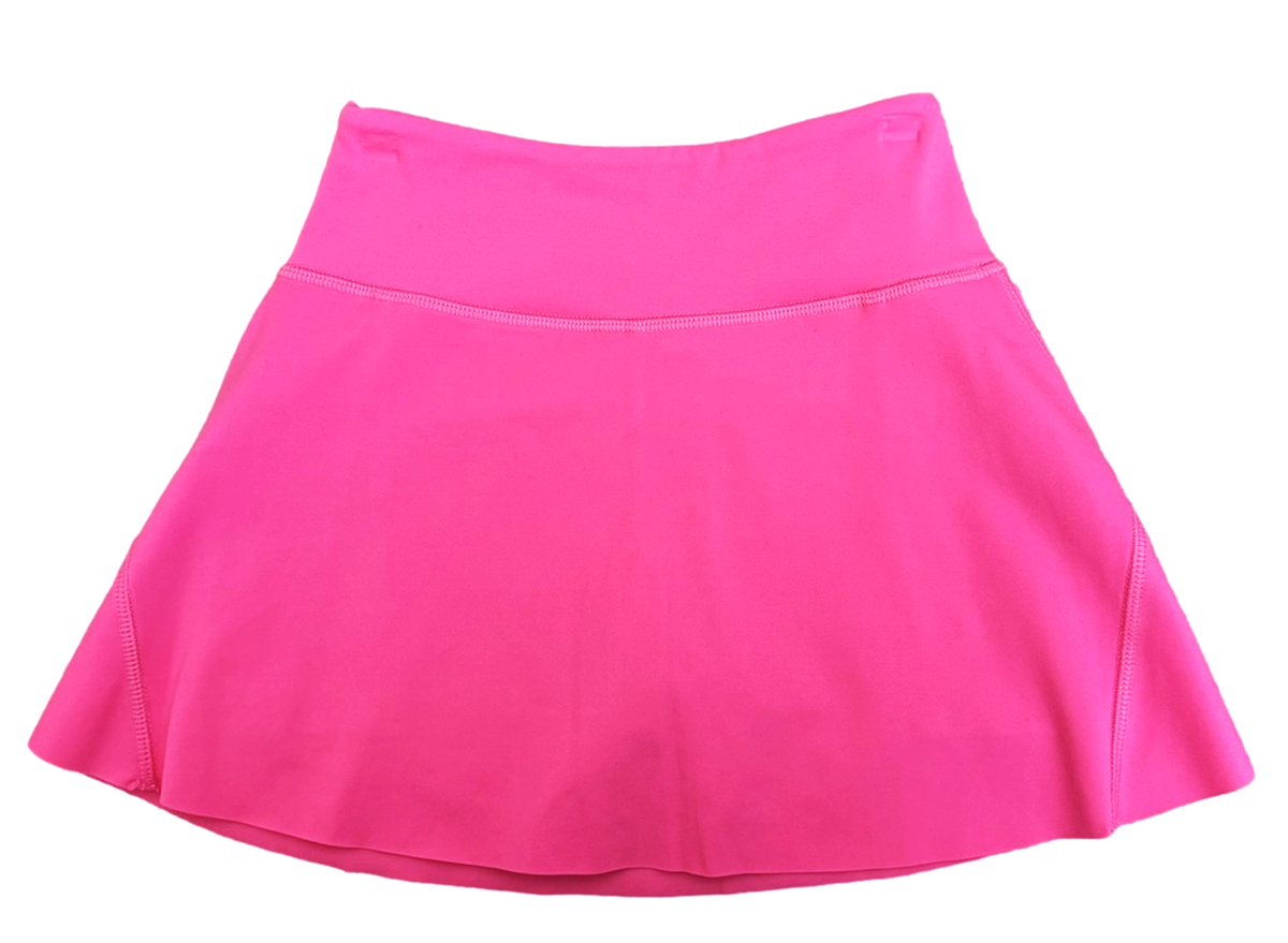 Pink High Waisted Athletic Skort