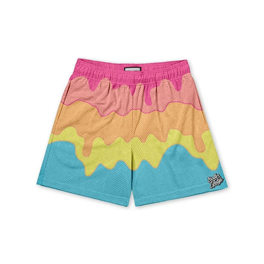 Ice Cream Layered Drip Shorts