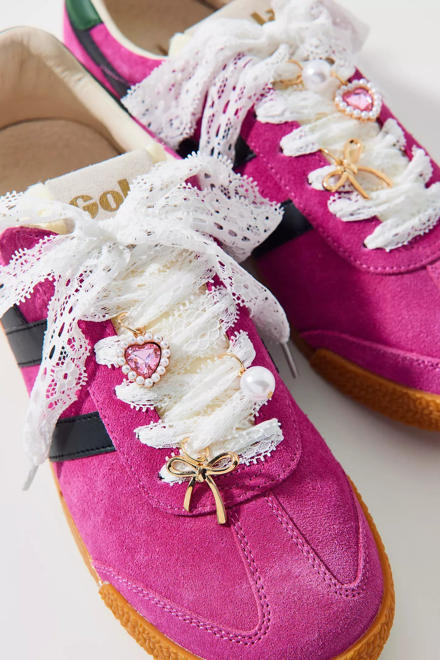 White Lace Shoelaces