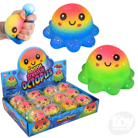 Squish & Stretch Rainbow Octopus