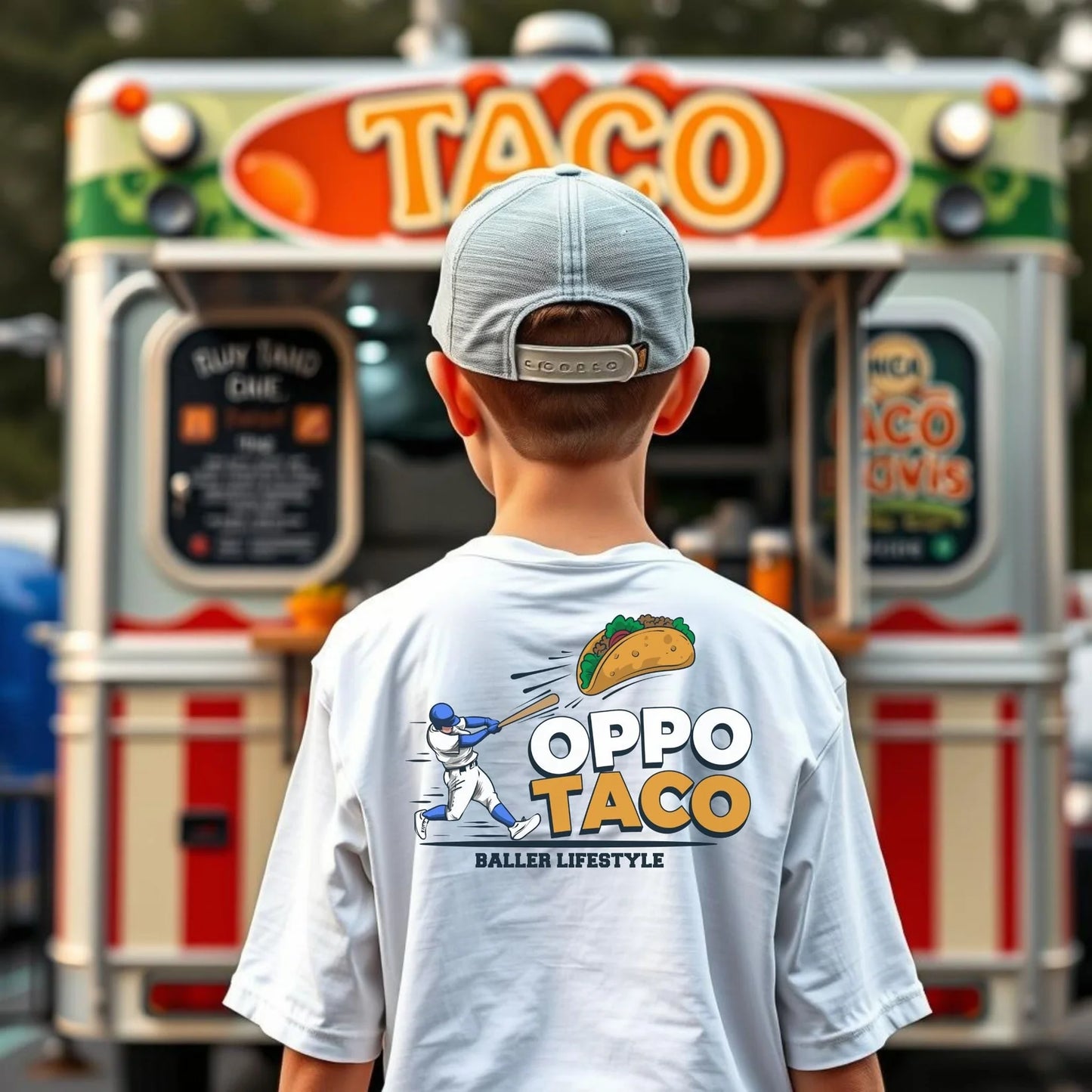 Oppo Taco Baseball Tee
