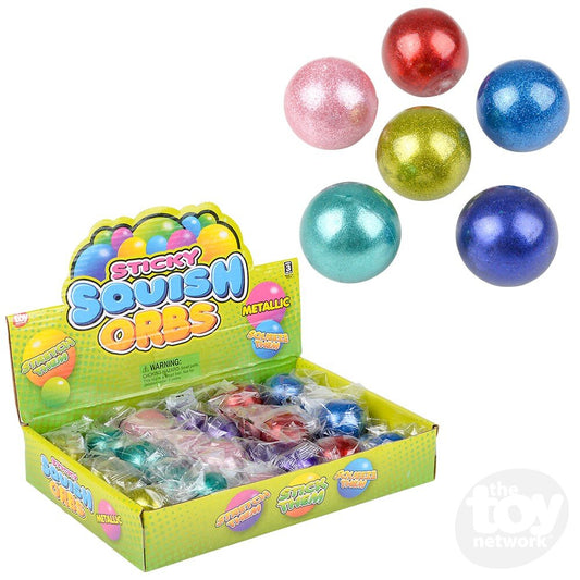 Squish Sticky Metallic Orbs