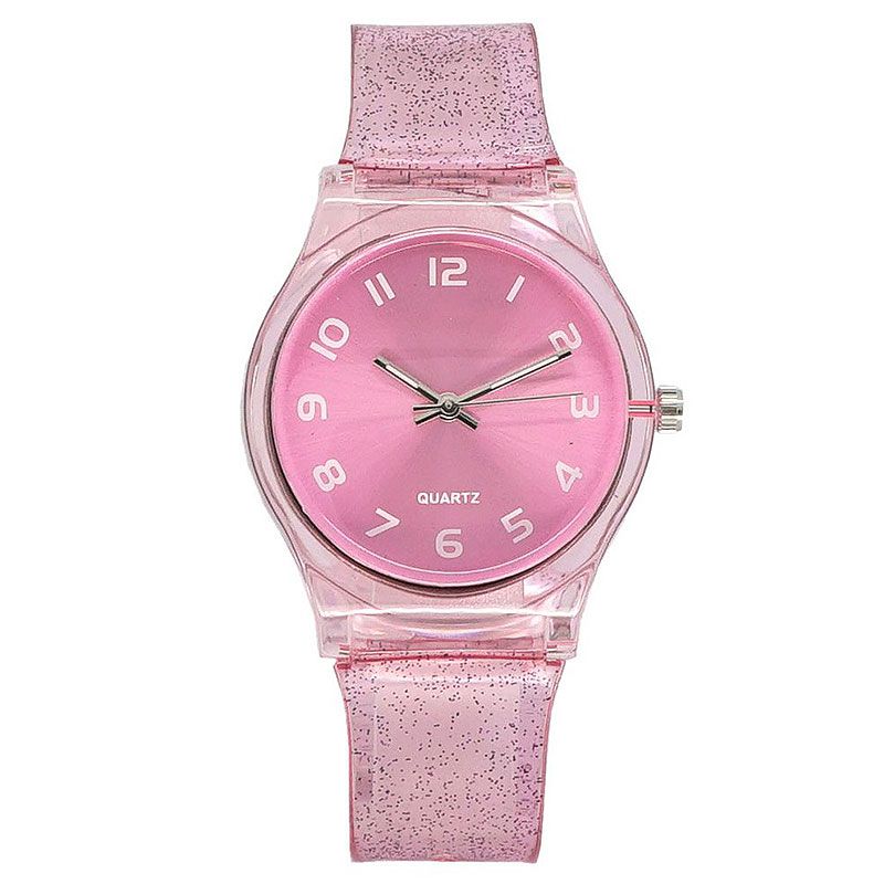 Transparent Glitter Watches