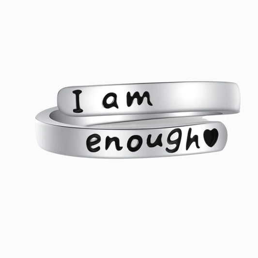 I am Enough Inspirational Ring