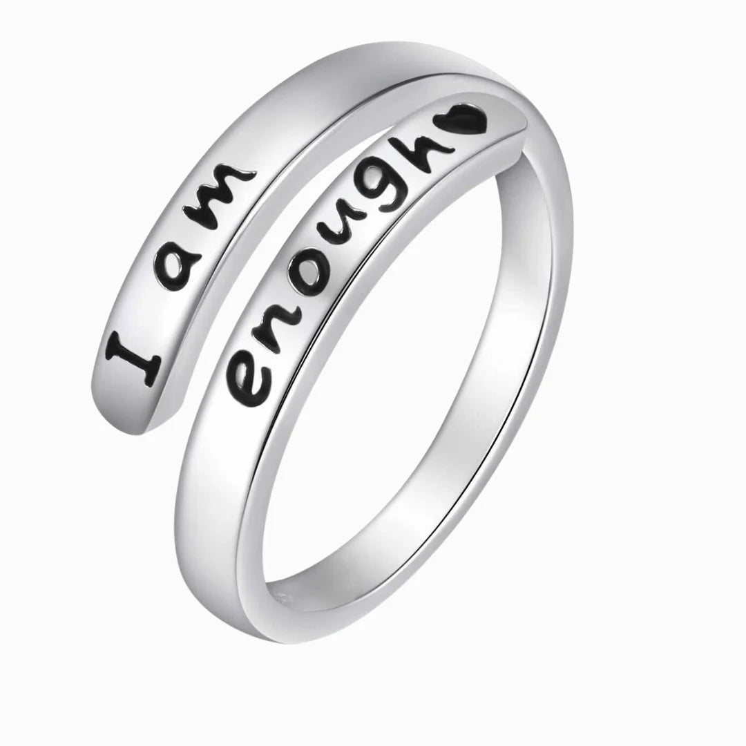 I am Enough Inspirational Ring