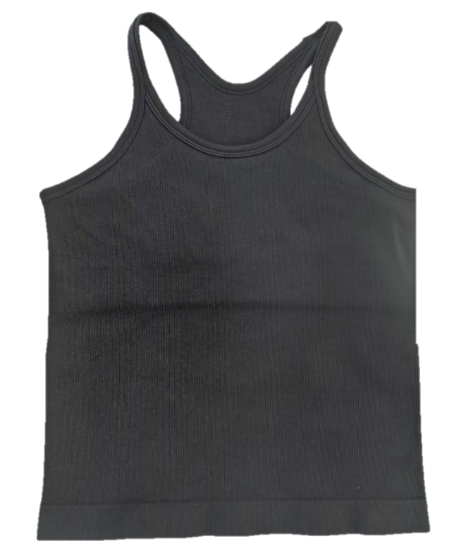 Rib Tank Built In Bra- Assorted