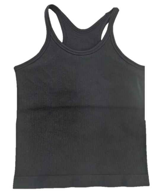 Rib Tank Built In Bra- Assorted