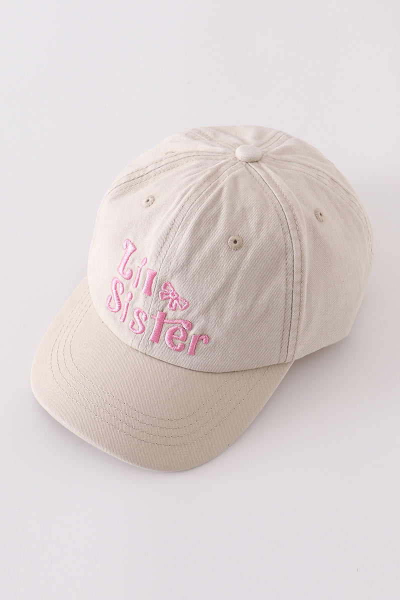 Big Sister/ Lil Sister Embroidered Hats