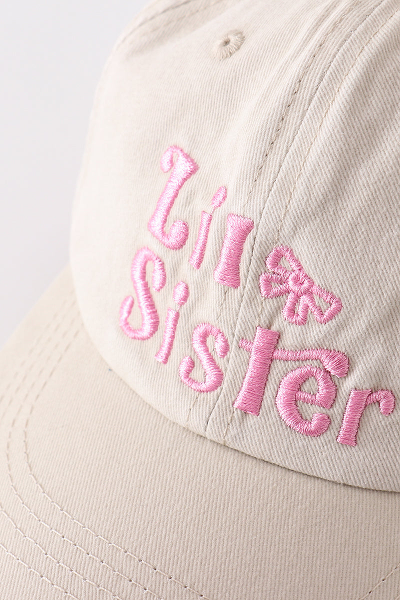 Big Sister/ Lil Sister Embroidered Hats