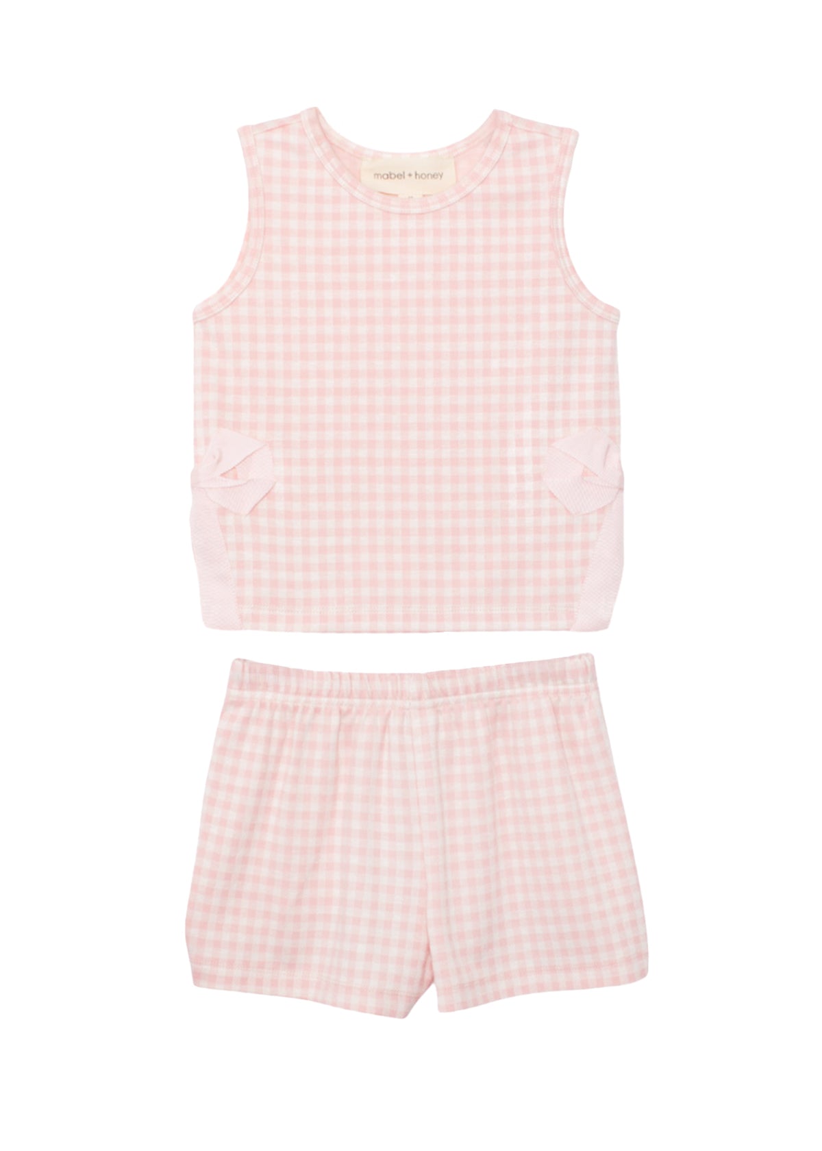 Pink Plaid Perfection Short Set