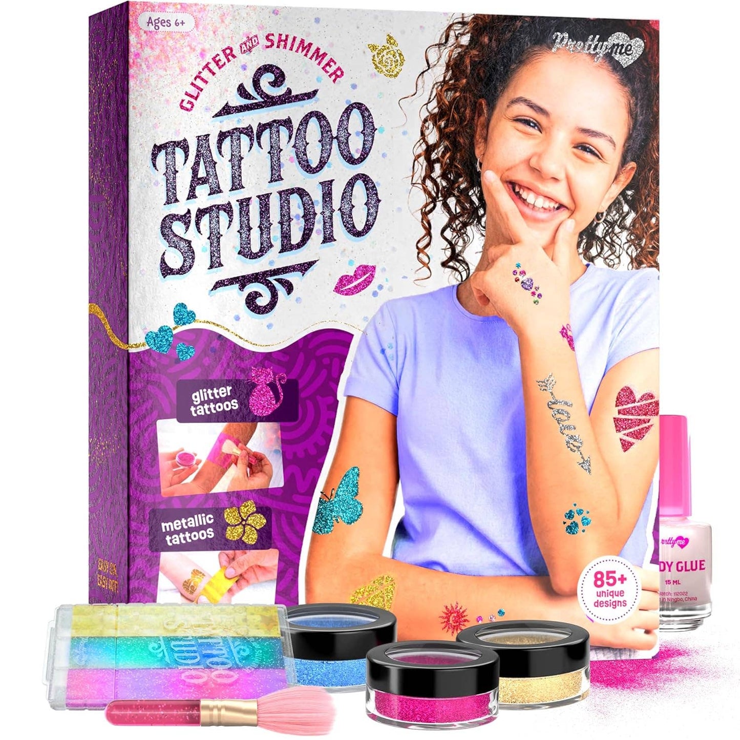 Temporary Shimmery Tattoo Studio Kit