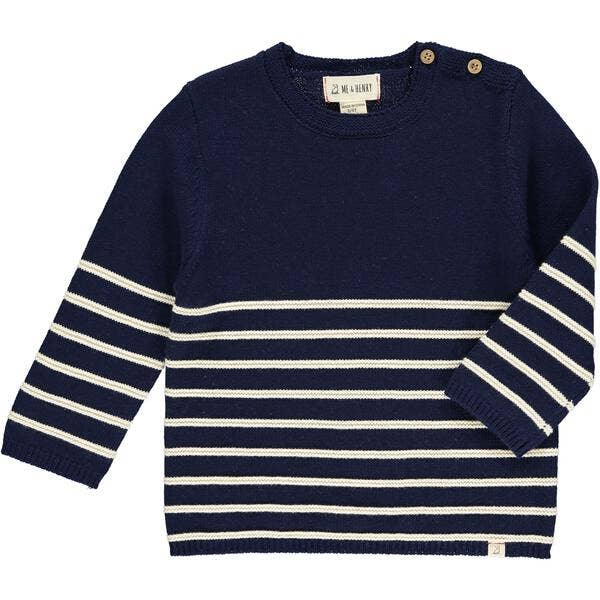 Breton Striped Navy Sweater